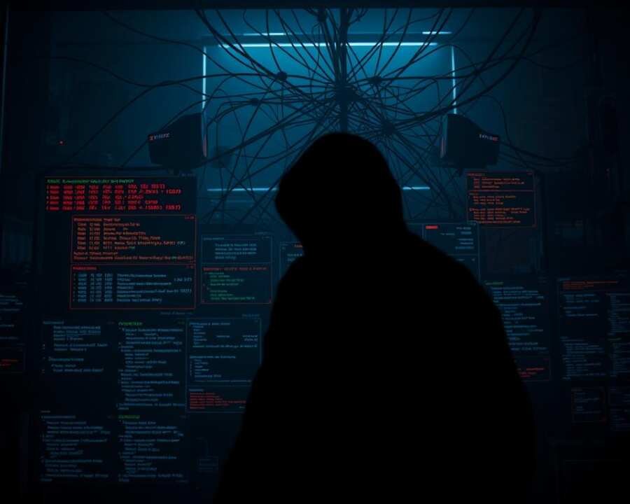 A dark, ominous scene of a NTLM hijacking attack chain unfolding. In the foreground, a shadowy figure manipulates network traffic, siphoning credentials and elevating privileges. Behind them, a complex web of connected systems and devices, their vulnerabilities exposed. The atmosphere is tense, with a sense of impending danger and the weight of the attack's potential consequences. Dramatic lighting casts dramatic shadows, highlighting the technical details of the assault - packet captures, network diagrams, and exploit code. The overall mood is one of unease and the unsettling realization of the power of such an attack. A dark, ominous scene of a NTLM hijacking attack chain unfolding. In the foreground, a shadowy figure manipulates network traffic, siphoning credentials and elevating privileges. Behind them, a complex web of connected systems and devices, their vulnerabilities exposed. The atmosphere is tense, with a sense of impending danger and the weight of the attack's potential consequences. Dramatic lighting casts dramatic shadows, highlighting the technical details of the assault - packet captures, network diagrams, and exploit code. The overall mood is one of unease and the unsettling realization of the power of such an attack.